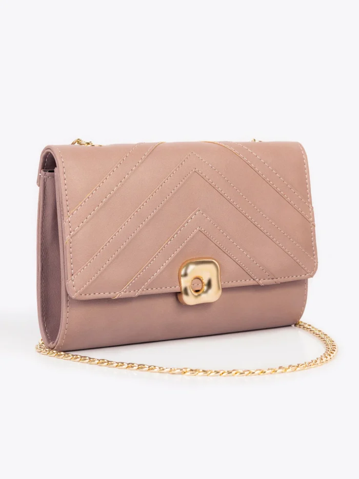 Chevron Stitch Clutch - Image 2