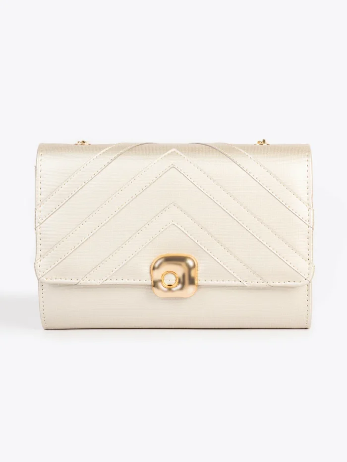 Chevron Stitch Clutch - Image 1